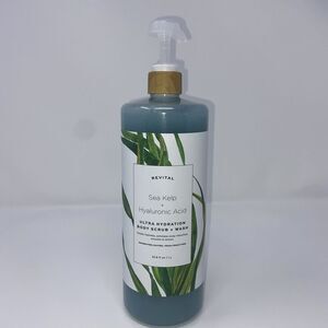 REVITAL Sea Kelp + Hyaluronic Acid BODY WASH / BODY SCRUB 33.8OZ/ 1000ML